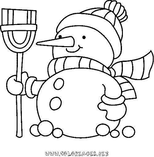 Dibujo para colorear: Muñeco de nieve (Personajes) #89243 - Dibujos para Colorear e Imprimir Gratis
