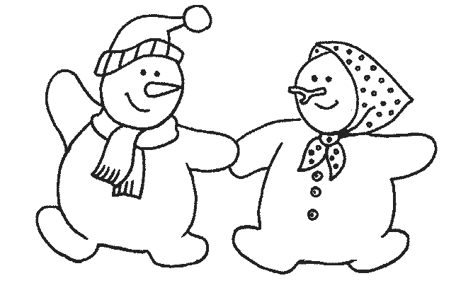 Dibujo para colorear: Muñeco de nieve (Personajes) #89293 - Dibujos para Colorear e Imprimir Gratis