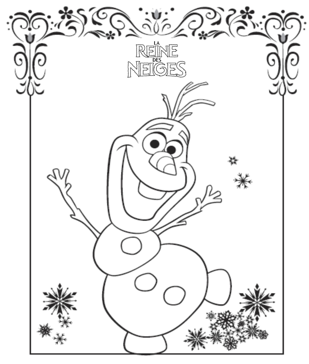 Dibujo para colorear: Muñeco de nieve (Personajes) #89438 - Dibujos para Colorear e Imprimir Gratis
