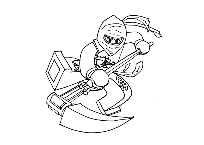 Dibujo para colorear: Ninja (Personajes) #148018 - Dibujos para Colorear e Imprimir Gratis