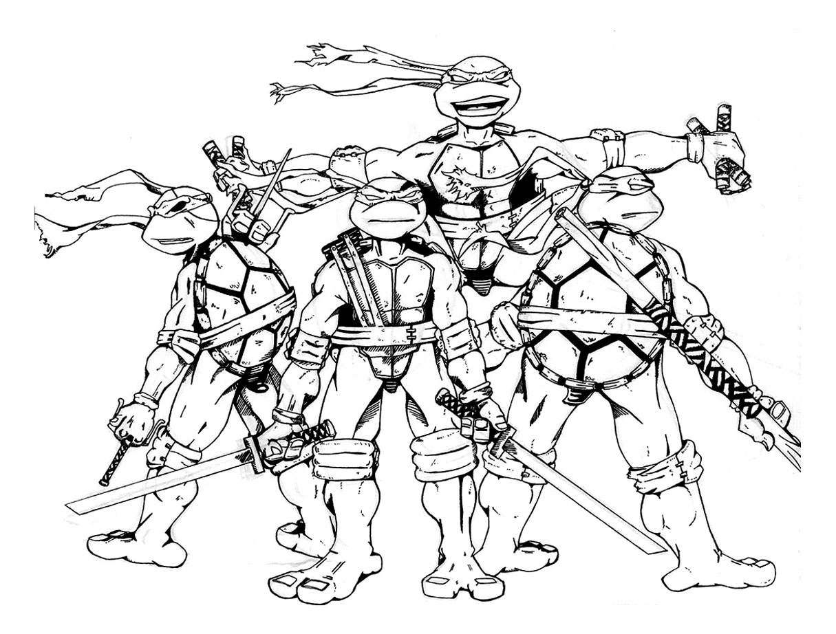 Dibujo para colorear: Ninja (Personajes) #148165 - Dibujos para Colorear e Imprimir Gratis