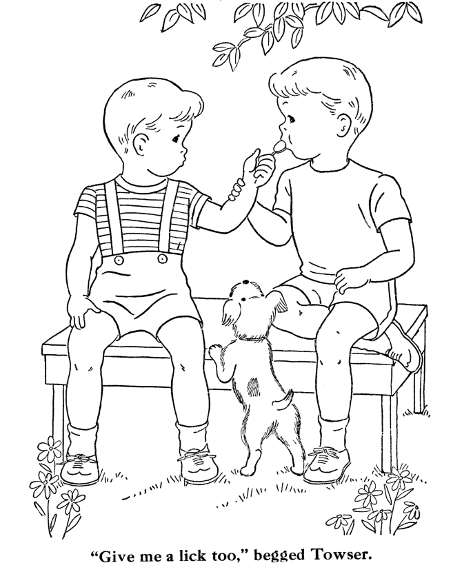 Dibujo para colorear: Niño (Personajes) #97423 - Dibujos para Colorear e Imprimir Gratis