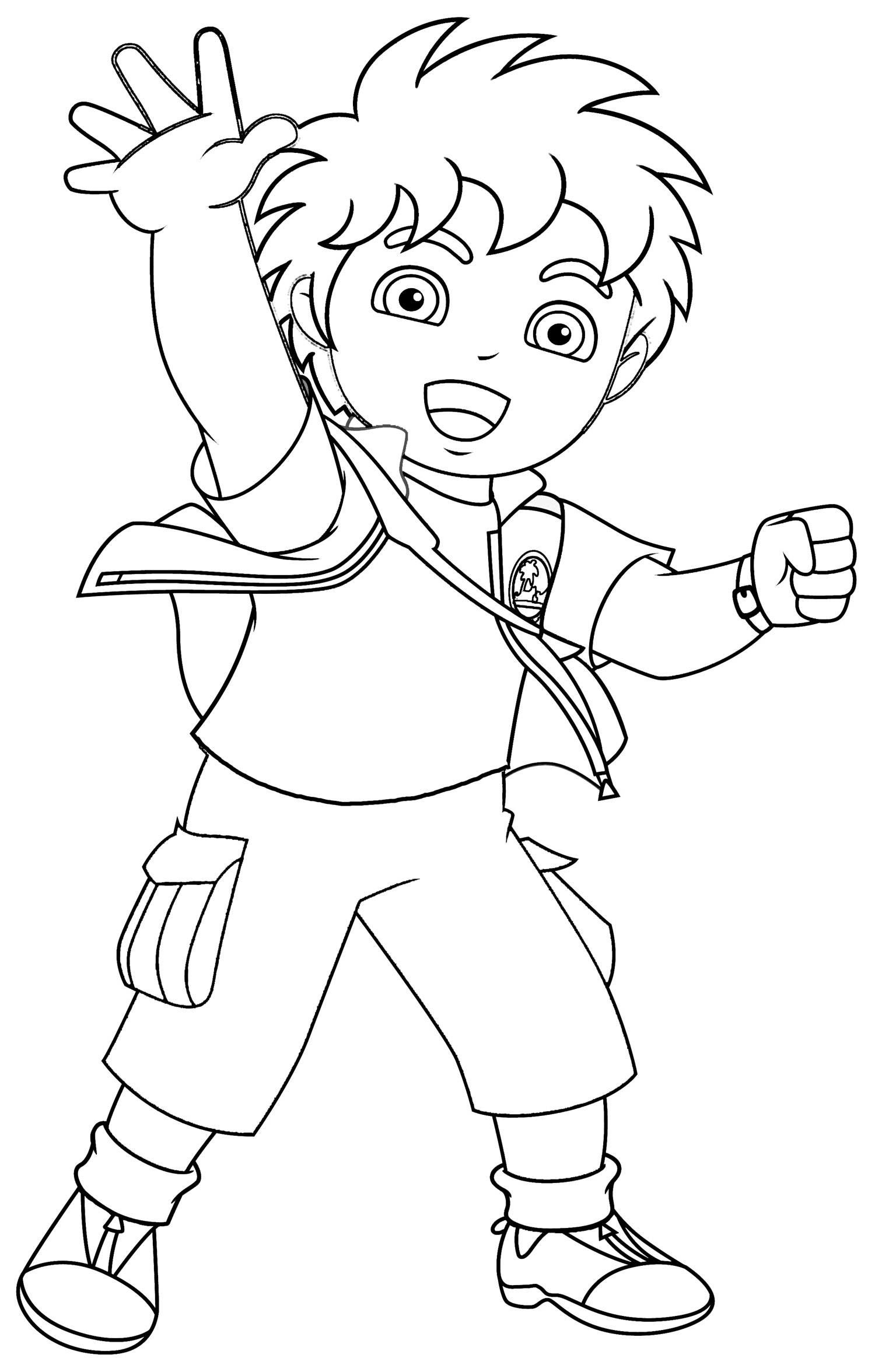 Dibujo para colorear: Niño (Personajes) #97655 - Dibujos para Colorear e Imprimir Gratis