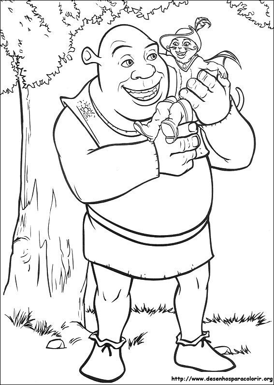 Dibujo para colorear: Ogro (Personajes) #102997 - Dibujos para Colorear e Imprimir Gratis