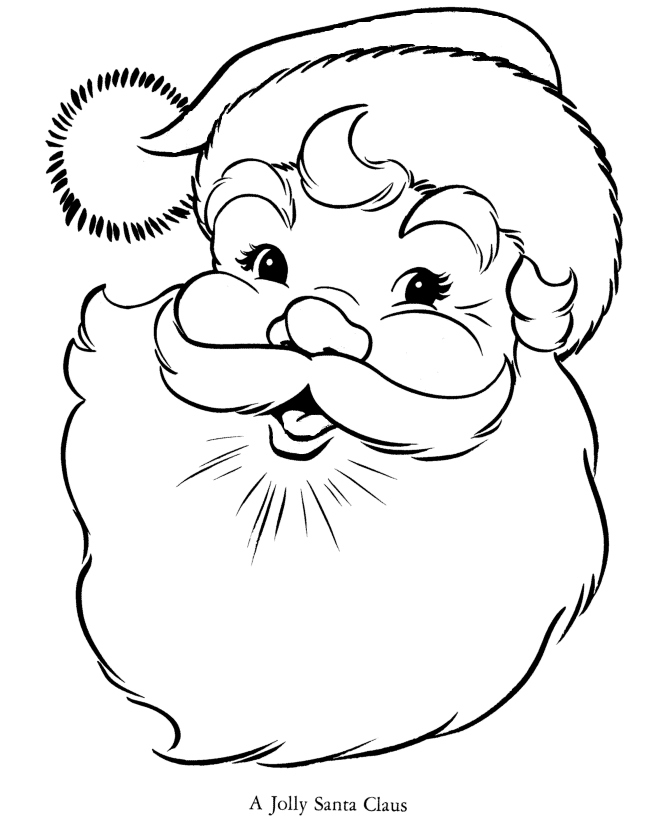 Dibujo para colorear: Papá Noel (Personajes) #104651 - Dibujos para Colorear e Imprimir Gratis