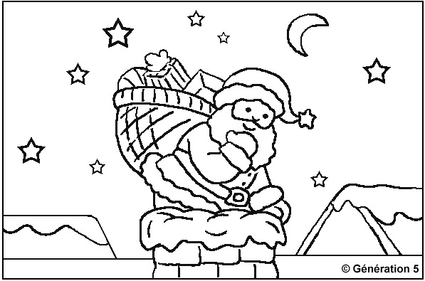 Dibujo para colorear: Papá Noel (Personajes) #104853 - Dibujos para Colorear e Imprimir Gratis