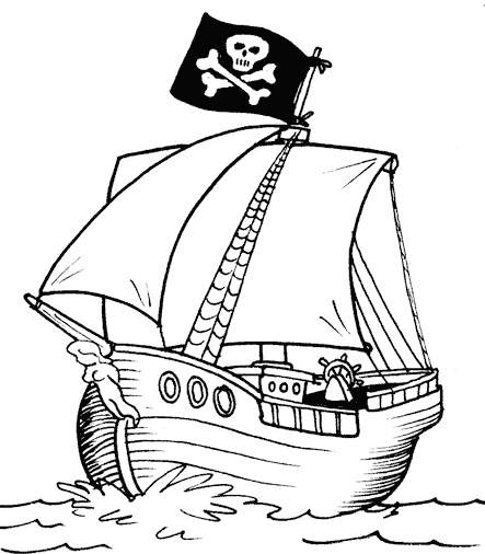 Dibujo para colorear: Pirata (Personajes) #105055 - Dibujos para Colorear e Imprimir Gratis