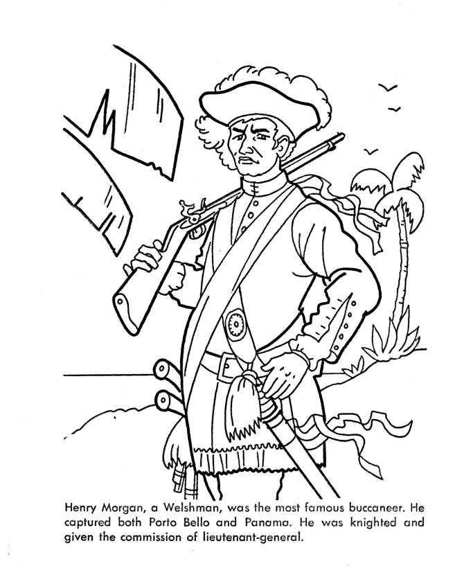 Dibujo para colorear: Pirata (Personajes) #105155 - Dibujos para Colorear e Imprimir Gratis