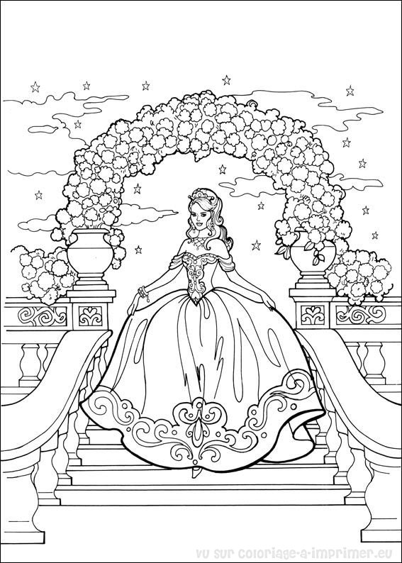 Dibujo para colorear: Princesa (Personajes) #85199 - Dibujos para Colorear e Imprimir Gratis