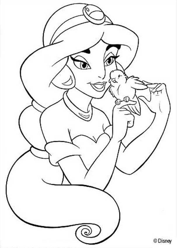 Dibujo para colorear: Princesa (Personajes) #85254 - Dibujos para Colorear e Imprimir Gratis