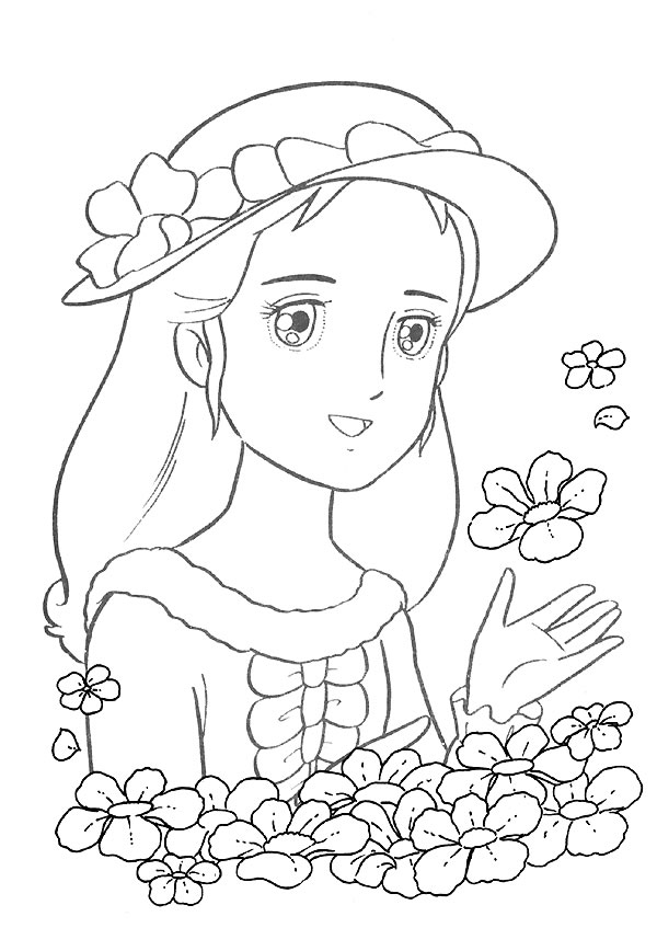 Dibujo para colorear: Princesa (Personajes) #85418 - Dibujos para Colorear e Imprimir Gratis