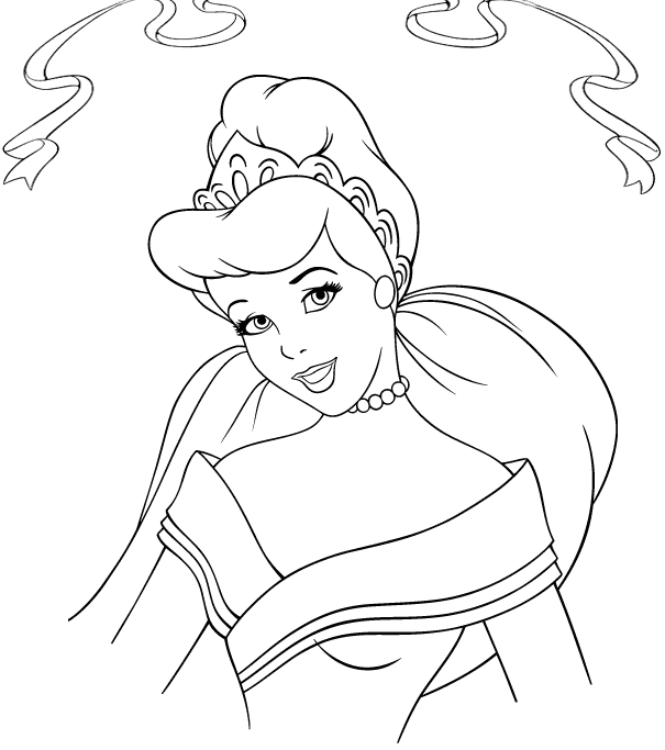 Dibujo para colorear: Princesa (Personajes) #85440 - Dibujos para Colorear e Imprimir Gratis