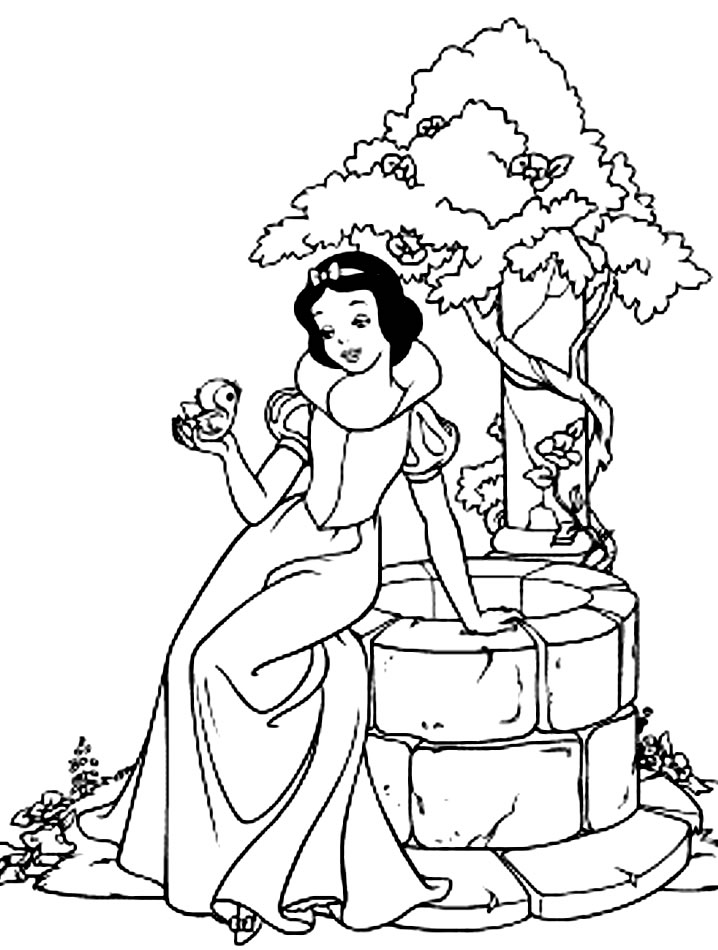 Dibujo para colorear: Princesa (Personajes) #85472 - Dibujos para Colorear e Imprimir Gratis