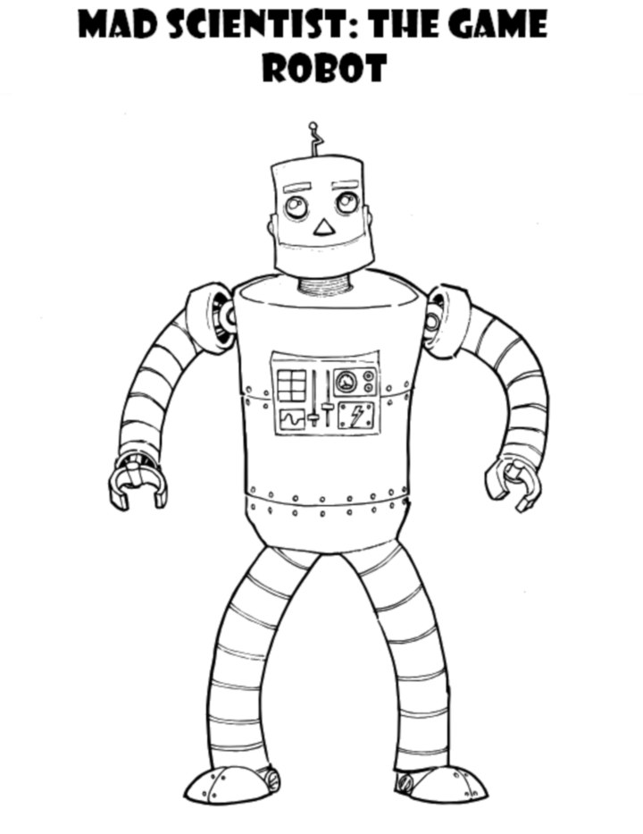 Dibujo para colorear: Robot (Personajes) #106566 - Dibujos para Colorear e Imprimir Gratis