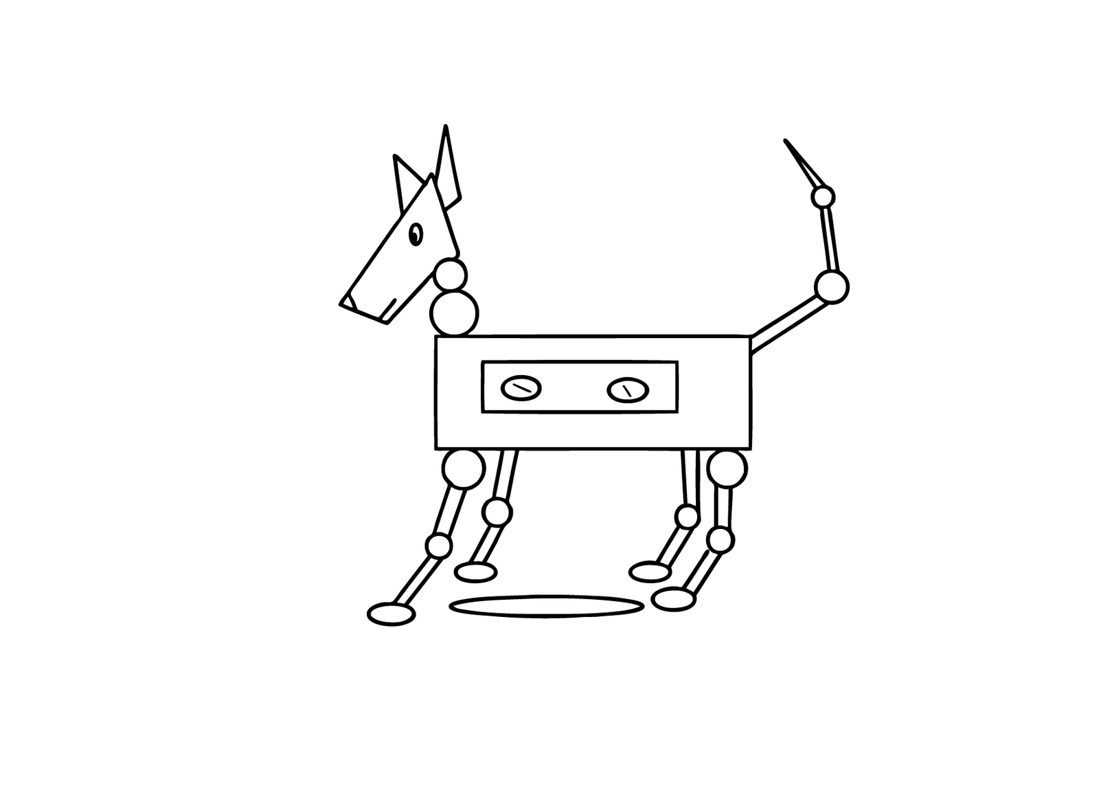 Dibujo para colorear: Robot (Personajes) #106601 - Dibujos para Colorear e Imprimir Gratis