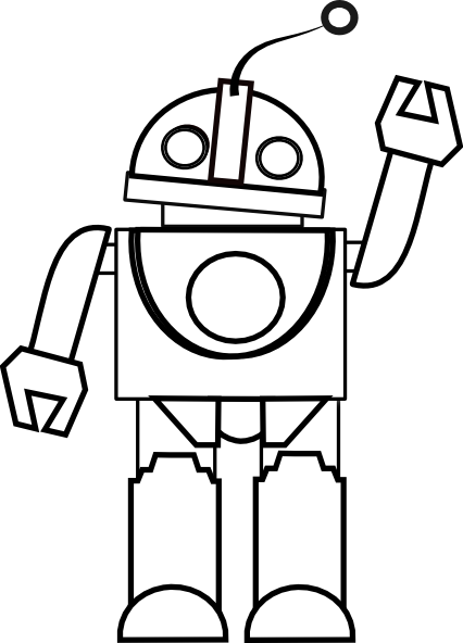 Dibujo para colorear: Robot (Personajes) #106630 - Dibujos para Colorear e Imprimir Gratis