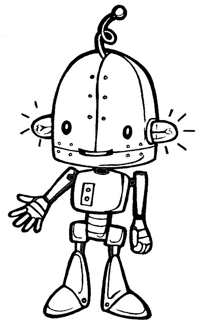 Dibujo para colorear: Robot (Personajes) #106679 - Dibujos para Colorear e Imprimir Gratis