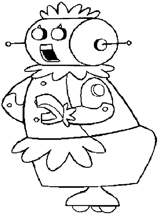 Dibujo para colorear: Robot (Personajes) #106705 - Dibujos para Colorear e Imprimir Gratis