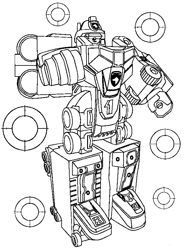 Dibujo para colorear: Robot (Personajes) #106756 - Dibujos para Colorear e Imprimir Gratis
