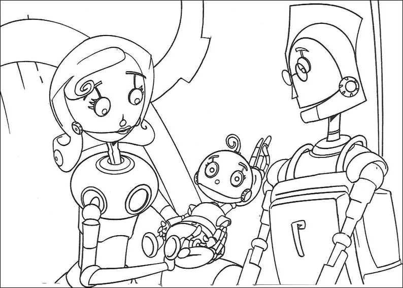 Dibujo para colorear: Robot (Personajes) #106788 - Dibujos para Colorear e Imprimir Gratis