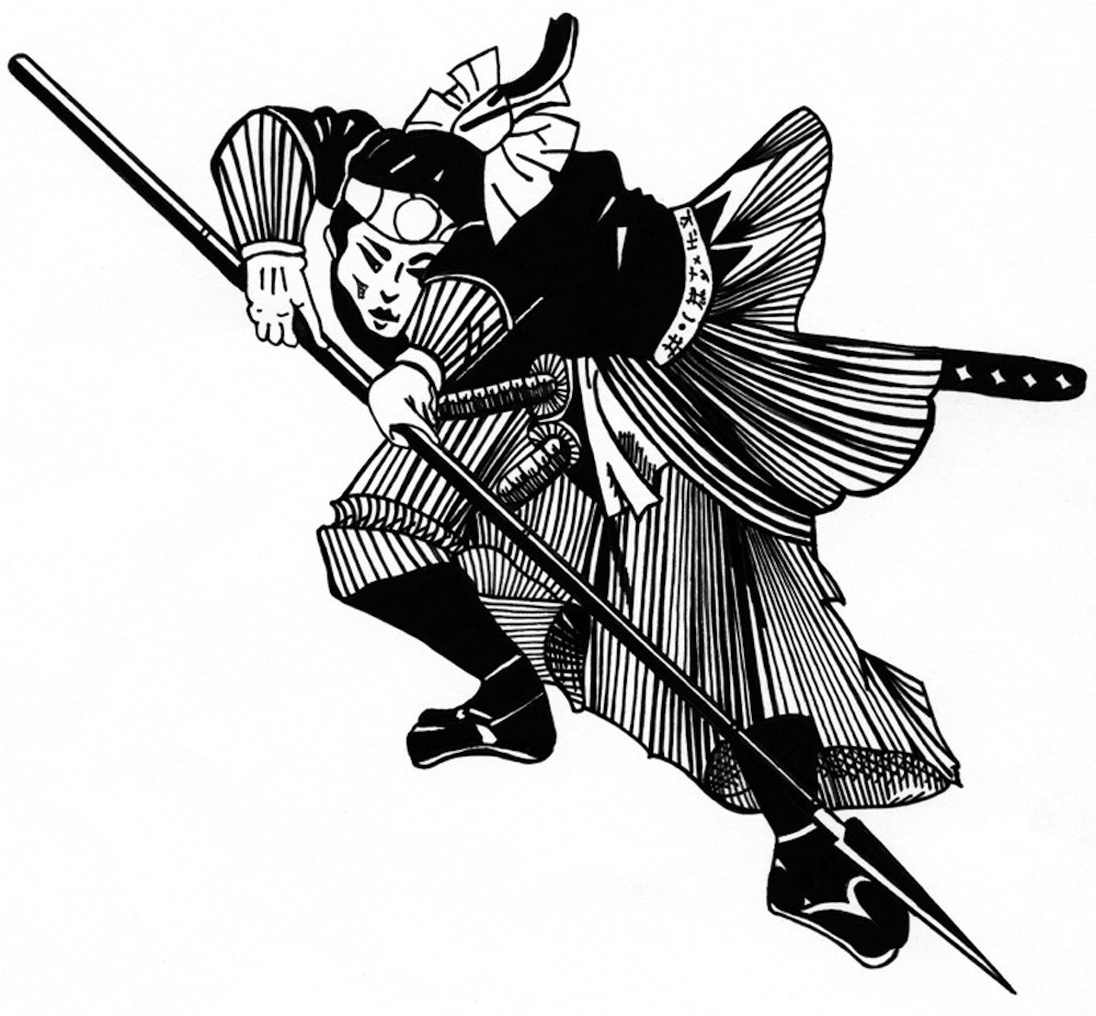Dibujo para colorear: Samurai (Personajes) #107305 - Dibujos para Colorear e Imprimir Gratis