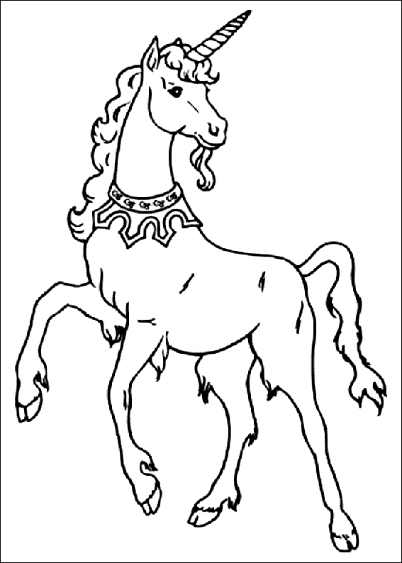 Dibujo para colorear: Unicornio (Personajes) #19434 - Dibujos para Colorear e Imprimir Gratis