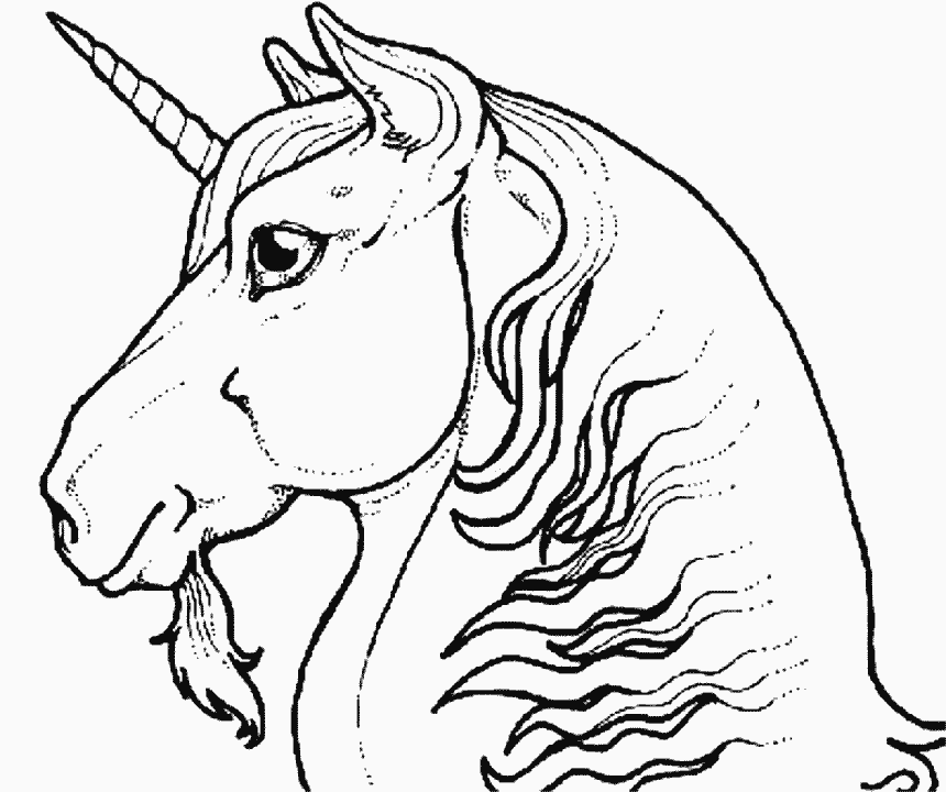 Dibujo para colorear: Unicornio (Personajes) #19496 - Dibujos para Colorear e Imprimir Gratis