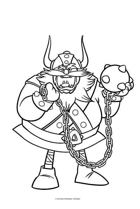 Dibujo para colorear: Vikingo (Personajes) #149349 - Dibujos para Colorear e Imprimir Gratis