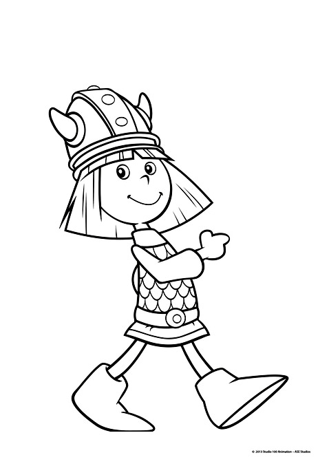Dibujo para colorear: Vikingo (Personajes) #149403 - Dibujos para Colorear e Imprimir Gratis
