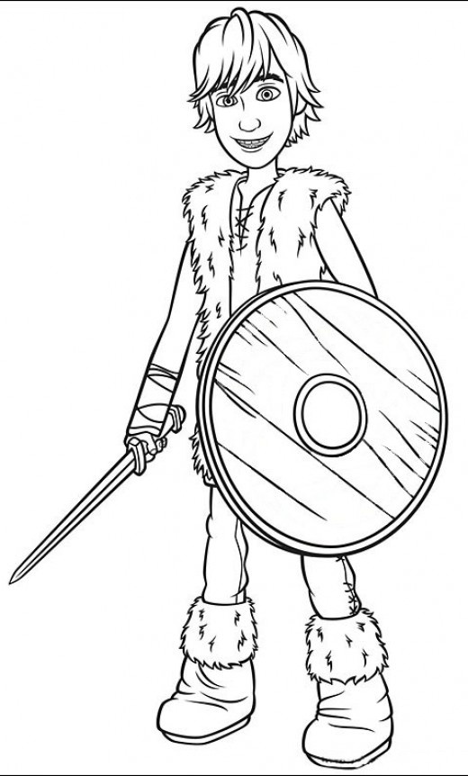 Dibujo para colorear: Vikingo (Personajes) #149405 - Dibujos para Colorear e Imprimir Gratis