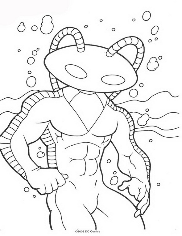 Dibujo para colorear: Aquaman (Superhéroes) #84981 - Dibujos para Colorear e Imprimir Gratis