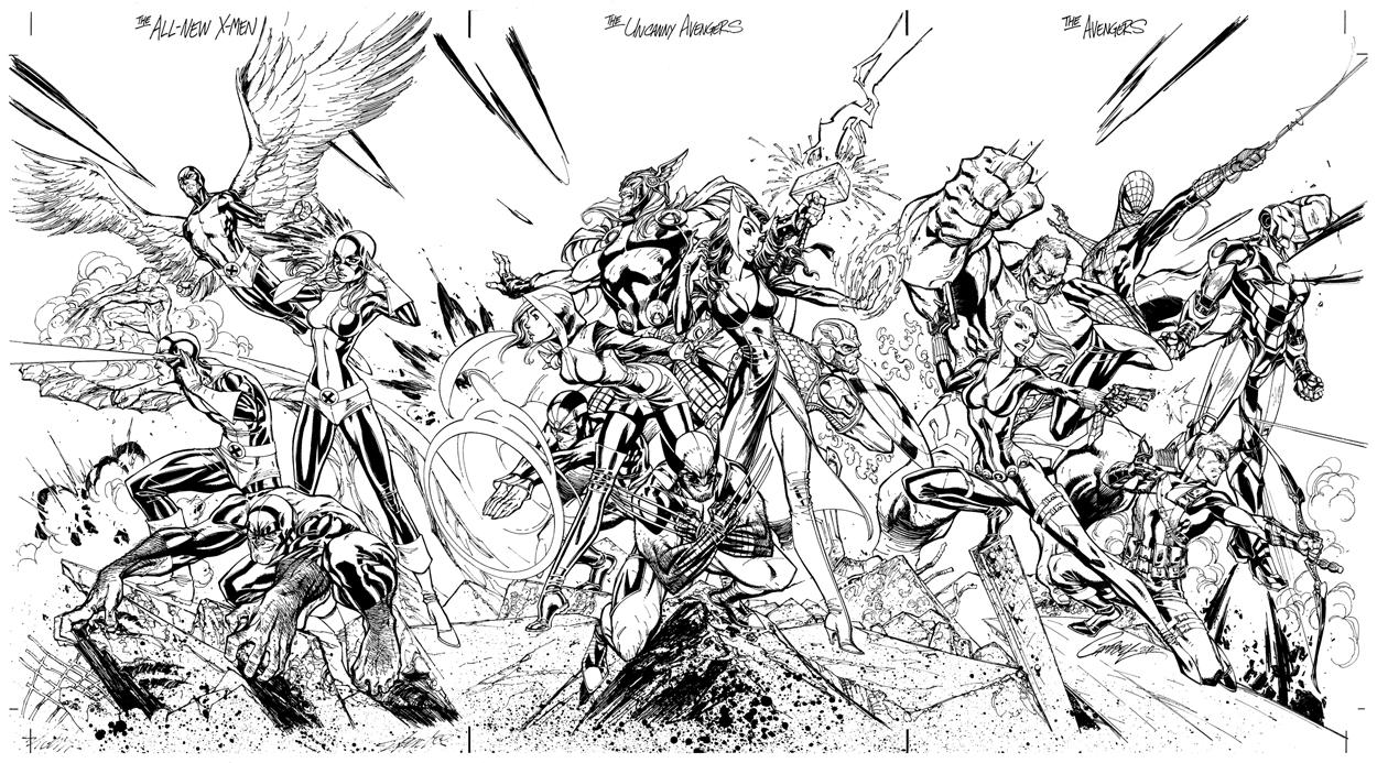 Dibujo para colorear: Avengers (Superhéroes) #74071 - Dibujos para Colorear e Imprimir Gratis