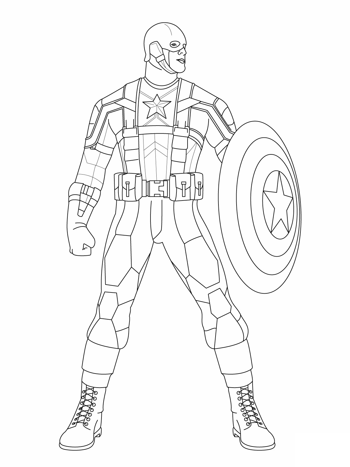 Dibujo para colorear: Avengers (Superhéroes) #74163 - Dibujos para Colorear e Imprimir Gratis