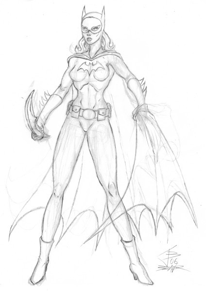 Dibujo para colorear: Batgirl (Superhéroes) #77745 - Dibujos para Colorear e Imprimir Gratis