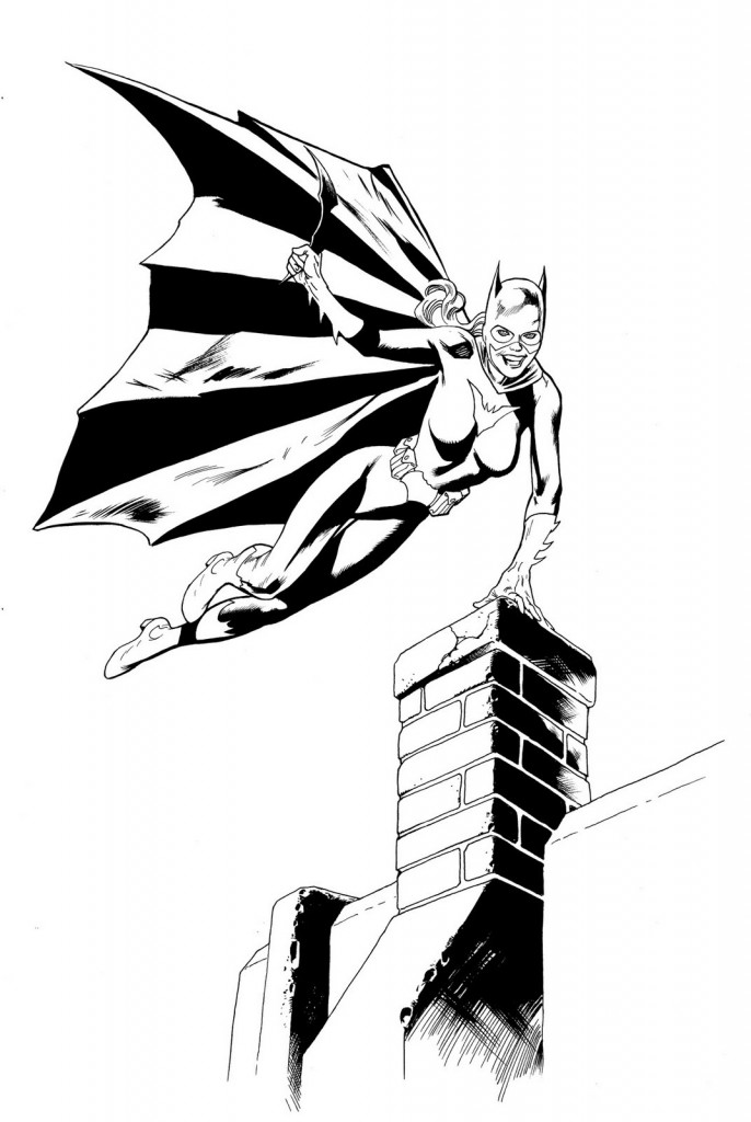 Dibujo para colorear: Batgirl (Superhéroes) #78015 - Dibujos para Colorear e Imprimir Gratis