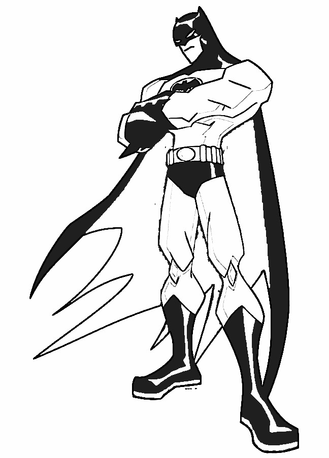 Dibujo para colorear: Batman (Superhéroes) #76827 - Dibujos para Colorear e Imprimir Gratis