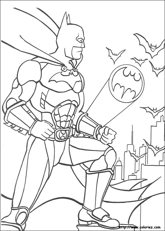 Dibujo para colorear: Batman (Superhéroes) #76878 - Dibujos para Colorear e Imprimir Gratis