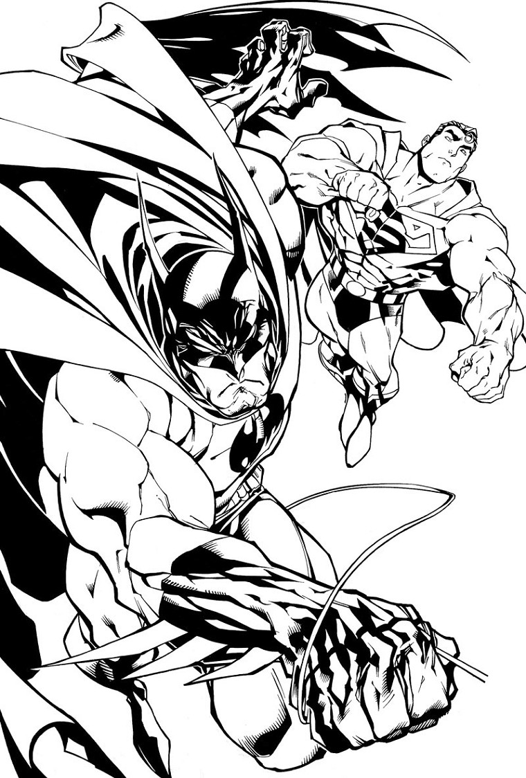 Dibujo para colorear: Batman (Superhéroes) #76965 - Dibujos para Colorear e Imprimir Gratis