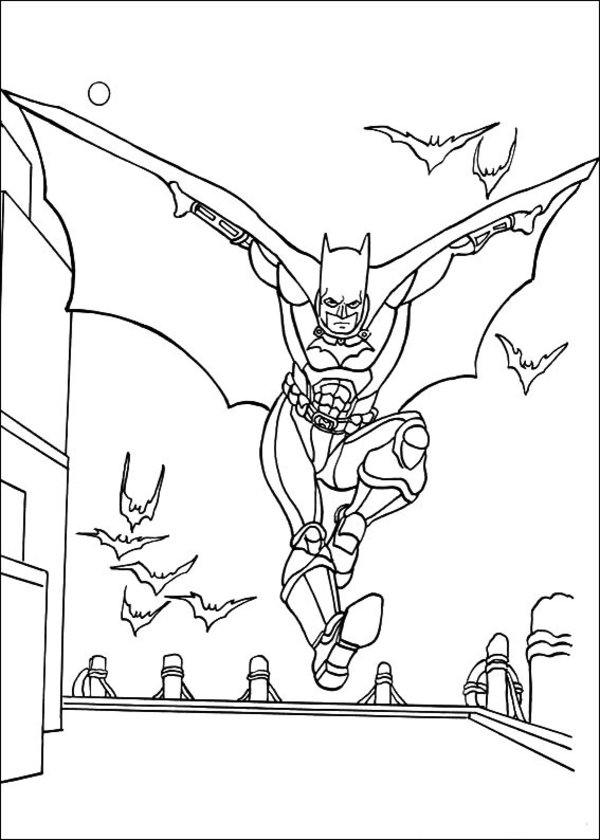 Dibujo para colorear: Batman (Superhéroes) #77038 - Dibujos para Colorear e Imprimir Gratis