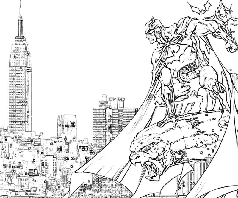Dibujo para colorear: Batman (Superhéroes) #77118 - Dibujos para Colorear e Imprimir Gratis