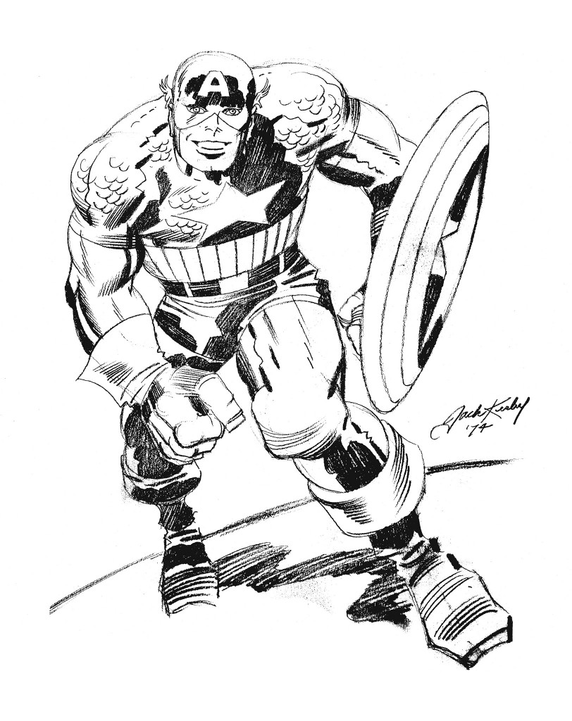 Dibujo para colorear: Captain America (Superhéroes) #76714 - Dibujos para Colorear e Imprimir Gratis