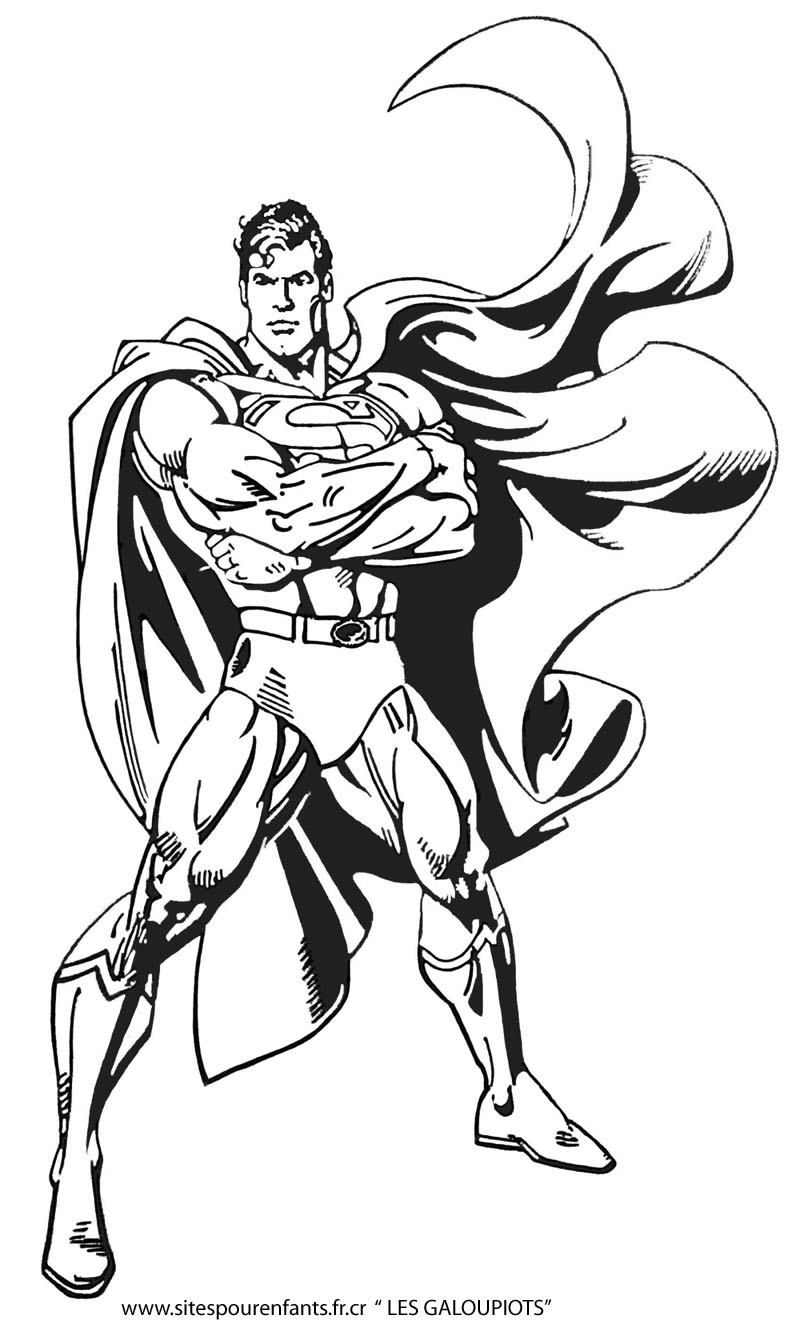 Dibujo para colorear: DC Comics Super Heroes (Superhéroes) #80115 - Dibujos para Colorear e Imprimir Gratis