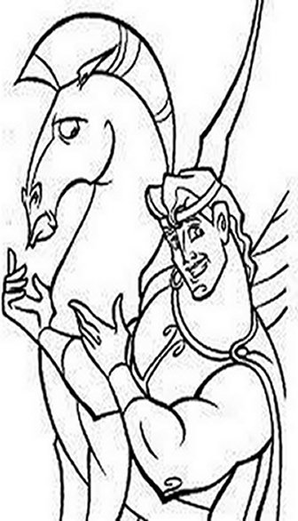 Dibujo para colorear: Hercules (Superhéroes) #84214 - Dibujos para Colorear e Imprimir Gratis