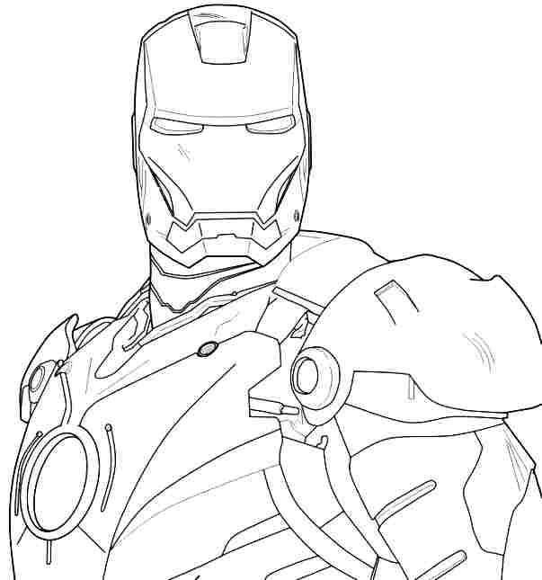 Dibujo para colorear: Iron Man (Superhéroes) #80649 - Dibujos para Colorear e Imprimir Gratis