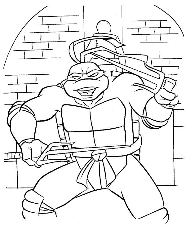 Dibujo para colorear: Ninja Turtles (Superhéroes) #75587 - Dibujos para Colorear e Imprimir Gratis