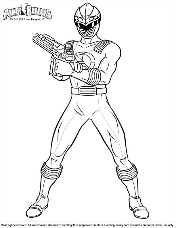 Dibujo para colorear: Power Rangers (Superhéroes) #49997 - Dibujos para Colorear e Imprimir Gratis
