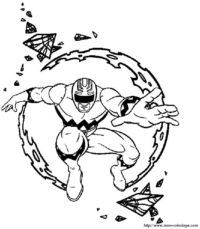 Dibujo para colorear: Power Rangers (Superhéroes) #50013 - Dibujos para Colorear e Imprimir Gratis