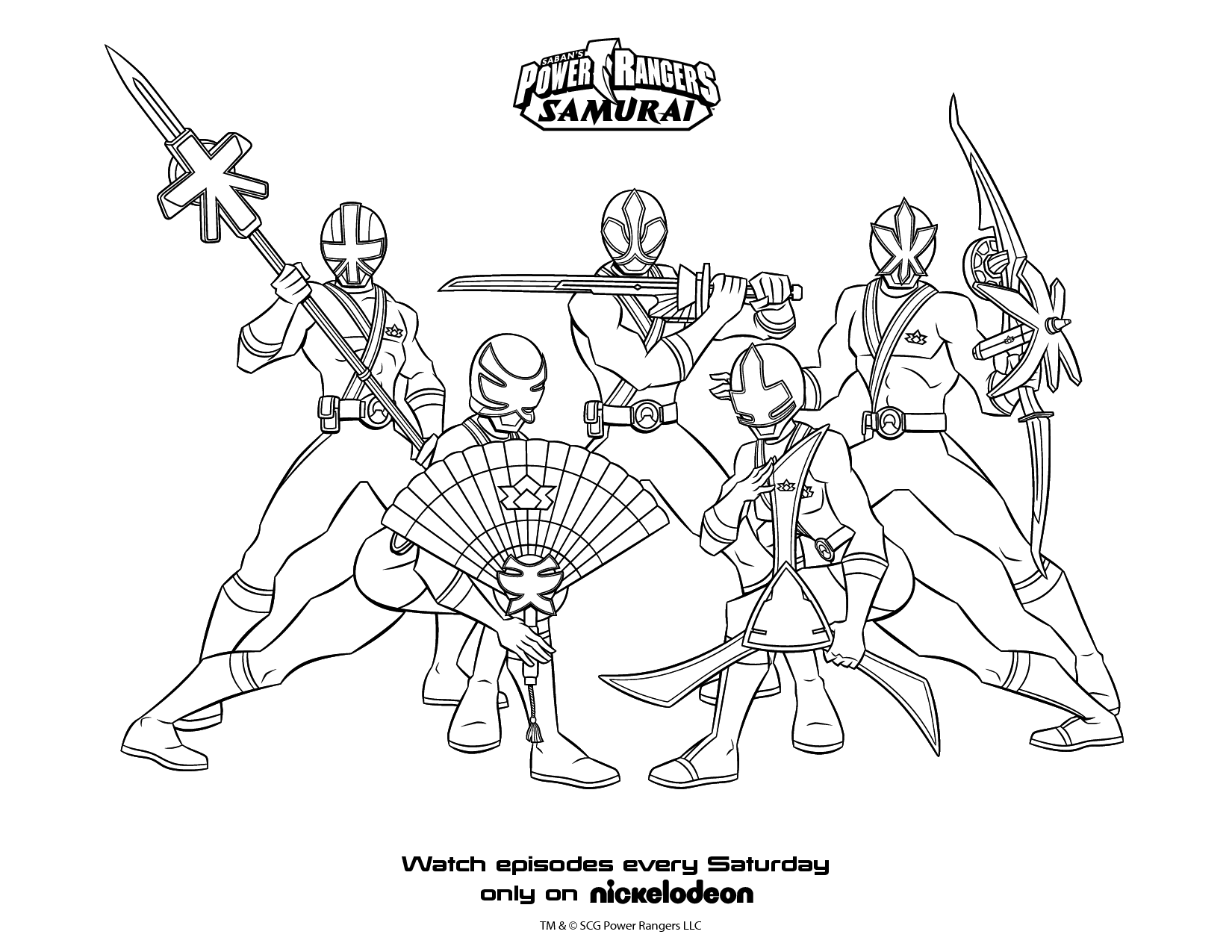 Dibujo para colorear: Power Rangers (Superhéroes) #50040 - Dibujos para Colorear e Imprimir Gratis