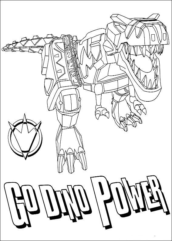 Dibujo para colorear: Power Rangers (Superhéroes) #50050 - Dibujos para Colorear e Imprimir Gratis
