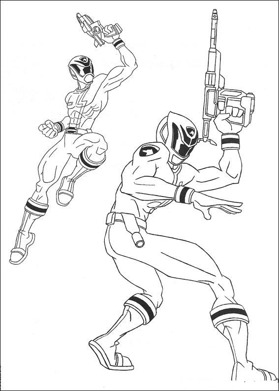 Dibujo para colorear: Power Rangers (Superhéroes) #50066 - Dibujos para Colorear e Imprimir Gratis